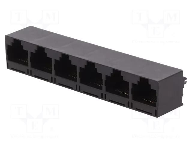 Connector: RJ45; socket; PIN: 8; Cat: 5; 8p8c ENCITECH RJJU88642E1V004