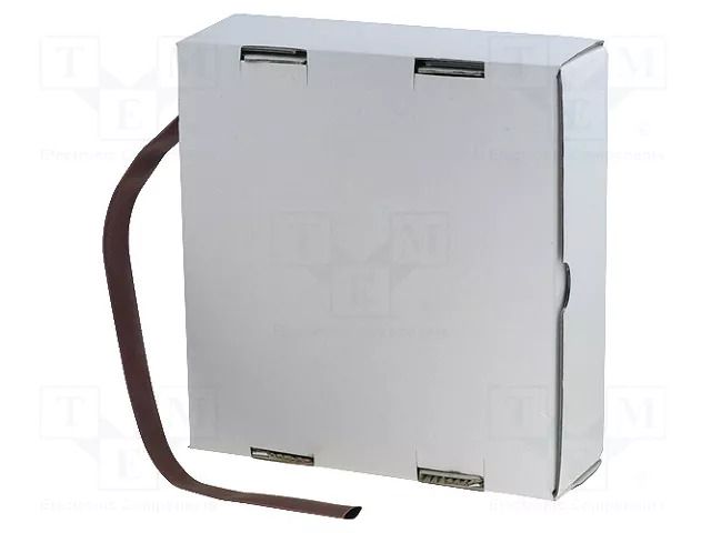 Heat shrink sleeve; glueless; 2: 1; 3.2mm; brown; polyolefine CYG/KTG CB-HFT3.2/BOX-BR