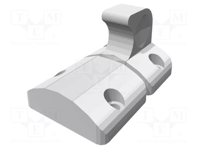 Clasp; technopolymer PA; W: 38mm; L: 56.5mm; with lever; black; 25N ELESA+GANTER BMS.L-32-25-CH4