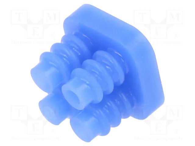 Gasket for wire; PIN: 4; 4.14mm; 2x2; Mini Universal MATE-N-LOK TE Connectivity 1586359-4