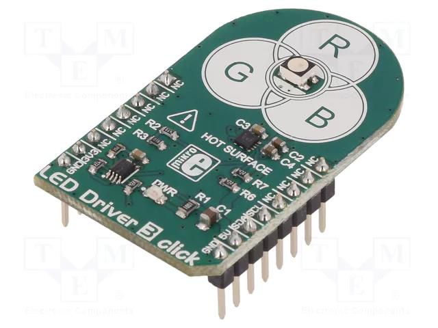 Click board; prototype board; Comp: NCP5623B,PCA9306; LED driver MIKROE MIKROE-2950