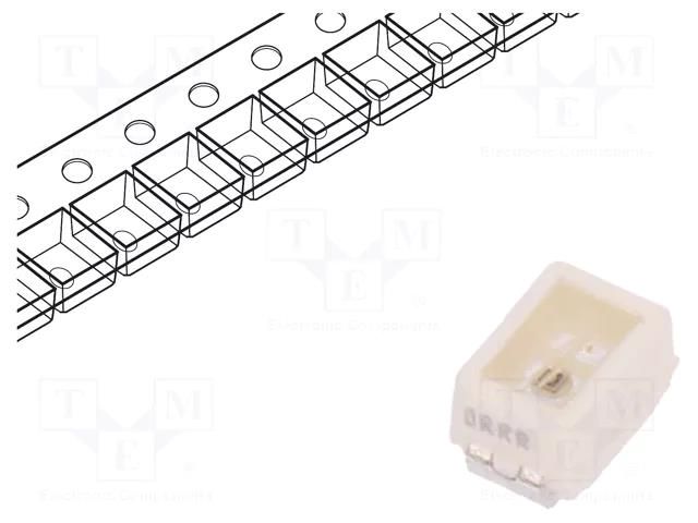 IR transmitter; 2014,PLCC2; 940nm; transparent; 12mW; 65°; SMD ams OSRAM SFH4247