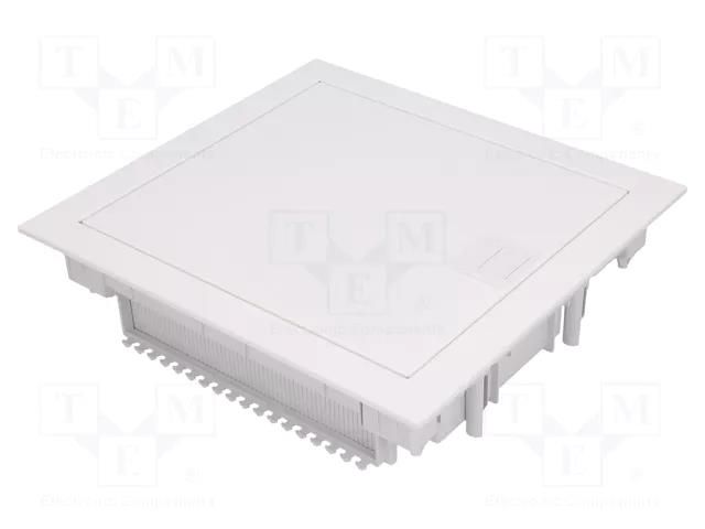Enclosure: for modular components; IP30; plaster embedded; white ELEKTRO-PLAST NASIELSK EPN-2001-00