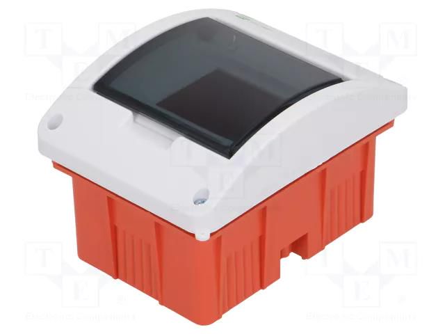 Enclosure: for modular components; IP40; plaster embedded; white ELEKTRO-PLAST NASIELSK EPN-2411-01