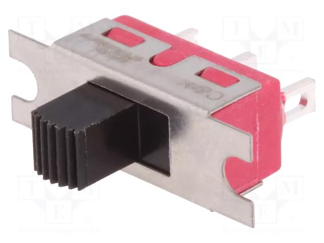 Switch: slide; Pos: 2; SPDT; 3A/250VAC; 6A/28VDC; ON-ON; on panel C&K 1101M1S3ZQE2