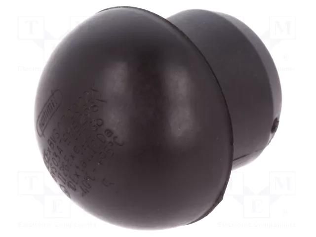 Stopper; M20,PG16; elastomer; black; -40÷95°C HUMMEL HUMMEL-1296160111