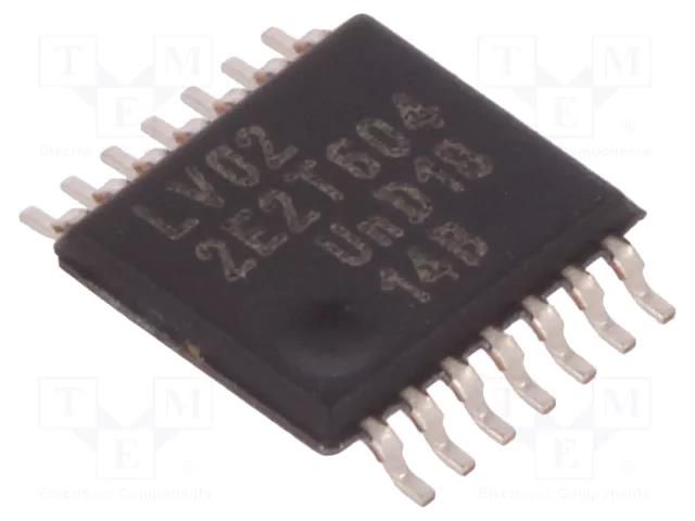 IC: digital; NOR; Ch: 4; IN: 2; TTL; SMD; TSSOP14; 1÷5.5VDC; -40÷125°C NEXPERIA 74LV02PW.112