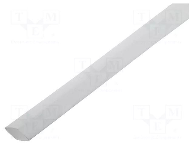 Heat shrink sleeve; glueless; 2: 1; 12.7mm; L: 1m; white; -55÷125°C CYG/KTG CB-HFT12.7/1M-WH