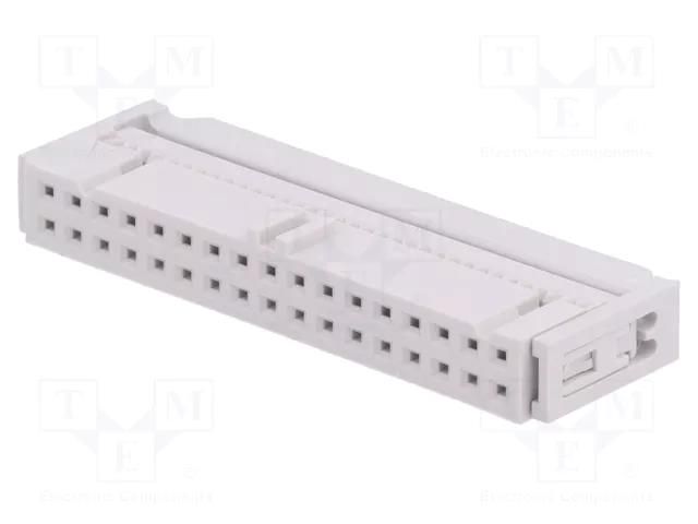 Connector: IDC; plug; female; PIN: 34; Quickie; IDC; 2.54mm; 2x17 AMPHENOL COMMUNICATIONS SOLUTIONS 71600-034LF
