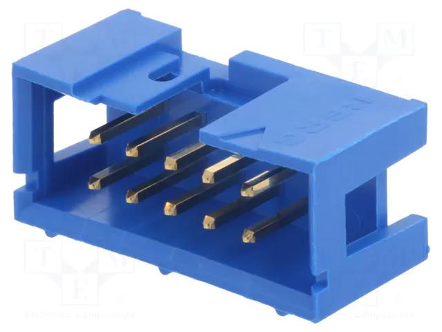 Connector: IDC; socket; male; PIN: 10; Quickie; straight; THT; 2.54mm AMPHENOL COMMUNICATIONS SOLUTIONS 75869-301LF