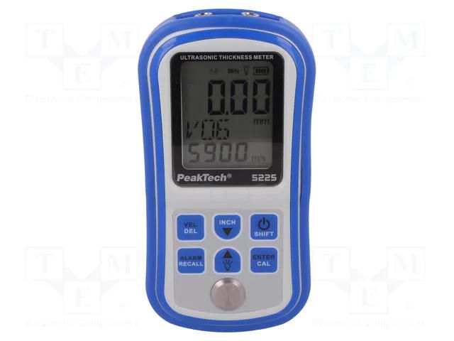 Tester: thickness; 1÷300mm; 1%; Measurement memory: 12 PEAKTECH PKT-P5225