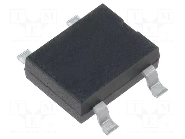Bridge rectifier: single-phase; Urmax: 800V; If: 2A; Ifsm: 60A; SMT DC COMPONENTS DB206S-DC