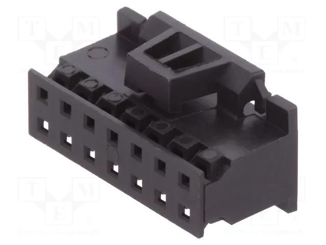 Connector: wire-board; plug; female; PIN: 14; Minitek; Pitch: 2mm AMPHENOL COMMUNICATIONS SOLUTIONS 10073599-014LF