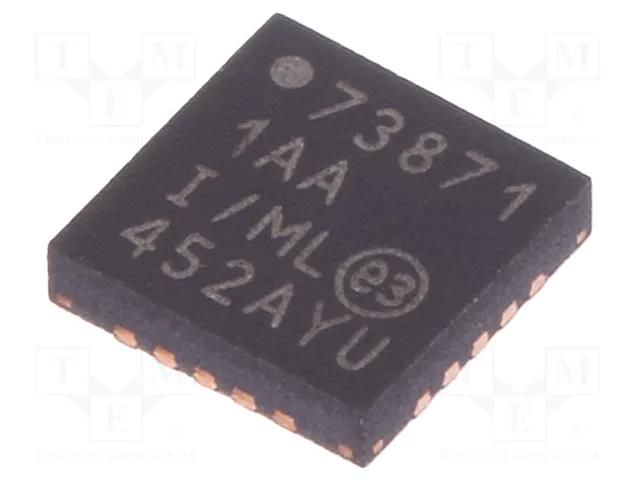 IC: PMIC; battery charging controller; 4.1V; 1 x Li-Ion / Li-Po MICROCHIP TECHNOLOGY MCP73871-1AAI