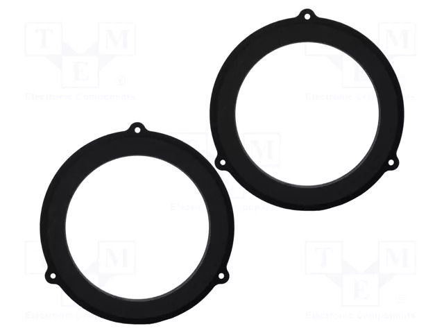 Spacer ring; MDF; 165mm; Audi; impregnated; 2pcs. BASSER D.MDF.AUDI04