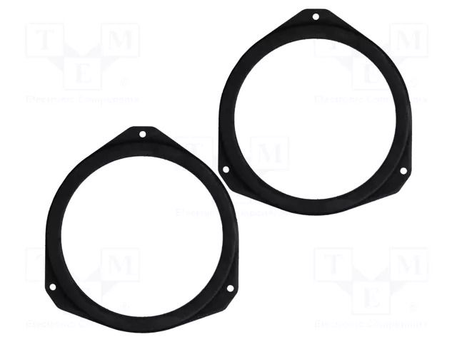 Spacer ring; MDF; 165mm; Peugeot; impregnated; 2pcs. BASSER D.MDF.PEUGEOT01