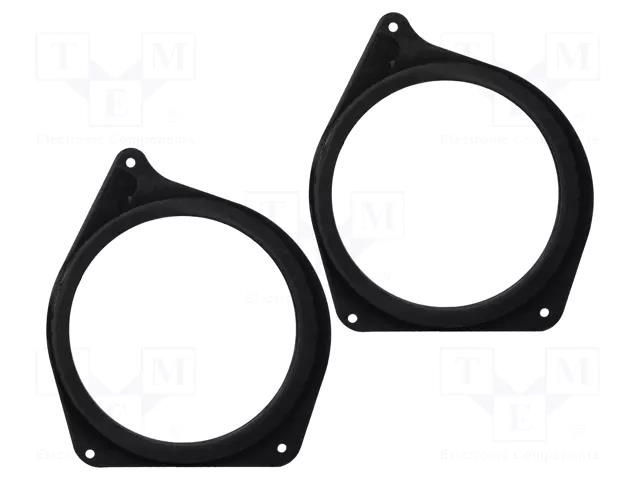 Spacer ring; MDF; 165mm; Seat; impregnated; 2pcs. BASSER D.MDF.SEAT01