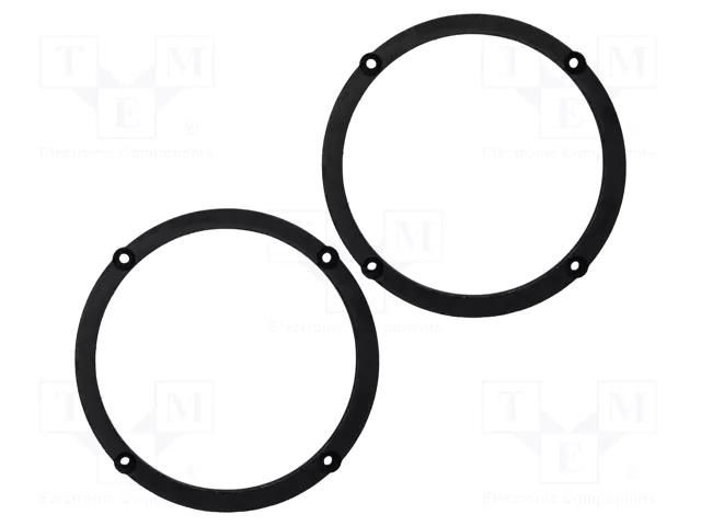 Spacer ring; MDF; 165mm; Seat; impregnated; 2pcs. BASSER D.MDF.SEAT02