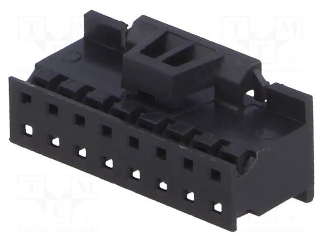 Connector: wire-board; plug; female; PIN: 16; Minitek; straight AMPHENOL COMMUNICATIONS SOLUTIONS 10073599-016LF