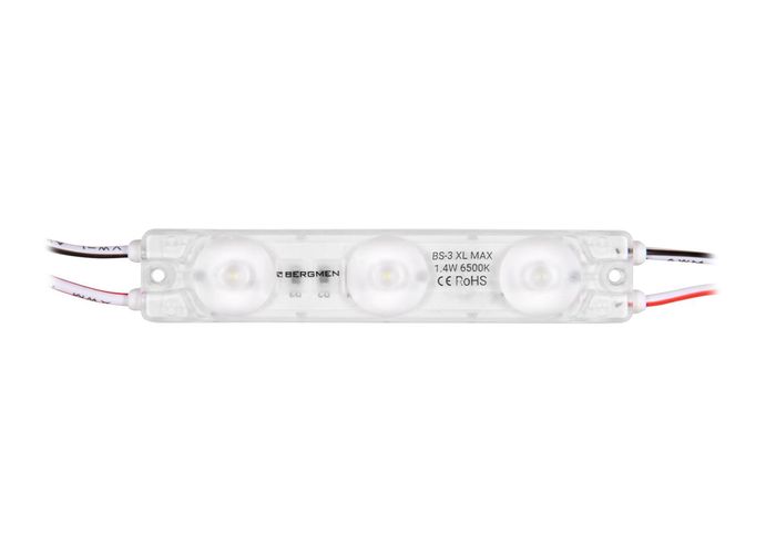 BERGMEN LED module BS-3 XL MAX / 12VDC / 1,4W / 210lm / 3 x 2835 SMD / IP67 / 6800K 01-001-059-03-03 5901738573918