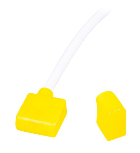 Wiring method for Neon Flex HXR One / yellow / bottom feed front cap+30cm power cable+tail end cap 01-011-020-58 5903268410909