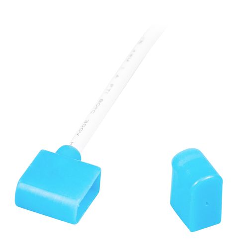Wiring method for Neon Flex HXR One / cyan / bottom feed front cap+30cm power cable+tail end cap 01-011-020-50 5903268413238