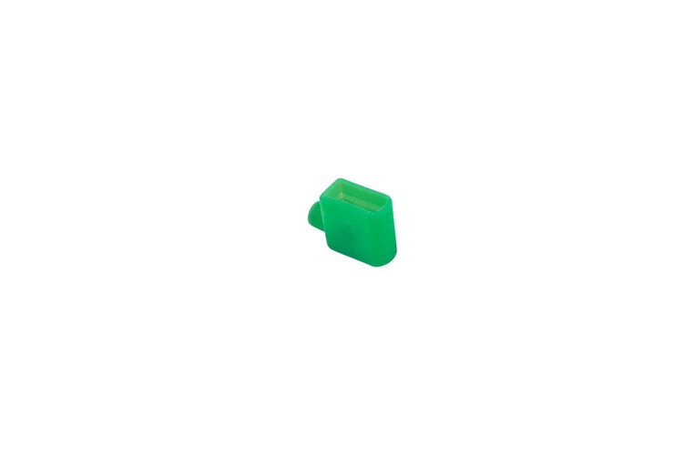 Neon Flex HXR One end cap with hole with bottom outlet / dark green 01-011-020-86 5903268416000