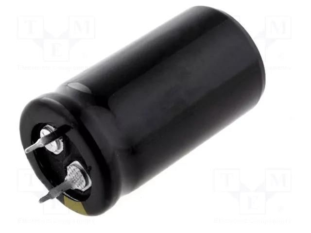 Capacitor: electrolytic; SNAP-IN; 4700uF; 25VDC; Ø22x25mm; ±20% SAMWHA HE1E478M22025HA