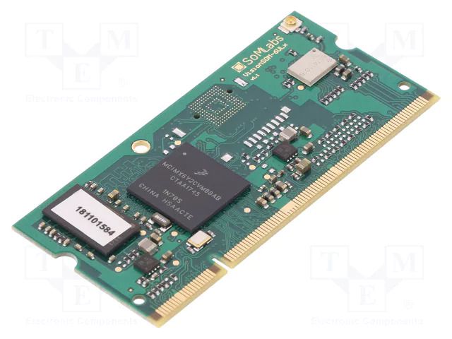 SOM; integrated compute module; Cortex A7; SO DIMM 200; 792MHz SOMLABS Y2792C512R512N1WB