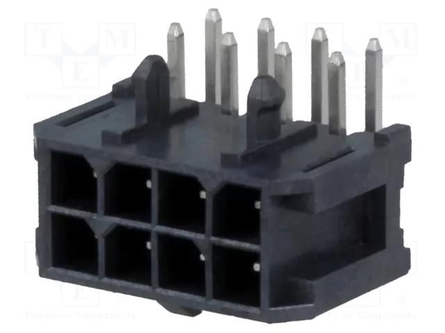 Connector: wire-board; socket; male; Minitek® Pwr 3.0; 3mm; PIN: 8 AMPHENOL COMMUNICATIONS SOLUTIONS 10127720-081LF