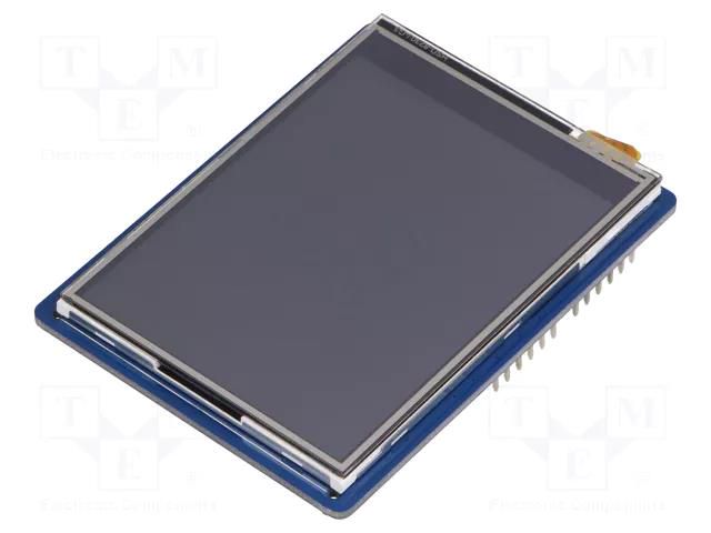 Display; LCD TFT; 3.3VDC,5VDC; Resolution: 320x240; 2.8" WAVESHARE WSH-10684