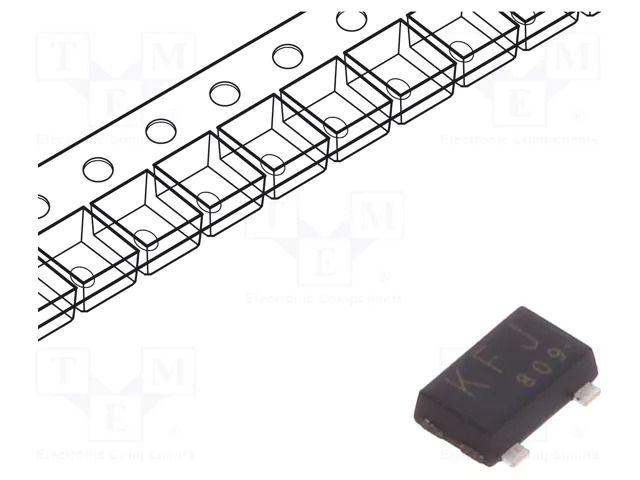 Transistor: P-MOSFET; unipolar; -30V; -6A; 1W; SOT23F; ESD TOSHIBA SSM3J332R