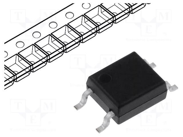 Optocoupler; SMD; Ch: 1; OUT: transistor; Uinsul: 3.75kV; Uce: 300V ISOCOM IS127