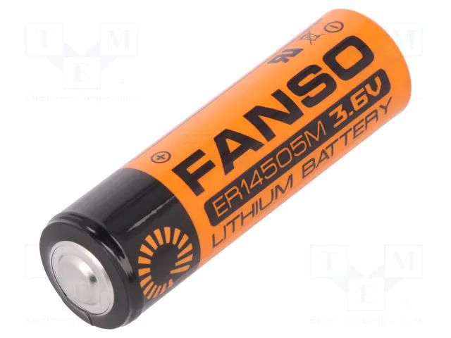 Battery: lithium; 14505; 3.6V; 2100mAh; Ø14.5x50.5mm FANSO FANSO-ER14505M/S