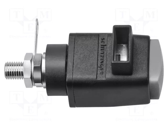 Laboratory clamp; grey; 60VDC; 16A; screw,spring clamp; nickel SCHÜTZINGER SDK5230-GR