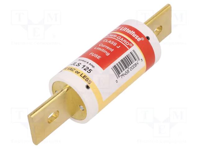 Fuse: fuse; 125A; 600VAC; quick blow; industrial; JLS LITTELFUSE 0JLS125.X