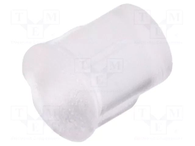 Fiber for LED; Ø2.3mm; L: 2.5mm; round; Front: flat; straight FIX&FASTEN FIX-LEMB2-2.5V0-F