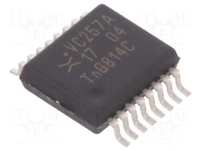 IC: digital; multiplexer; Ch: 4; IN: 2; CMOS,TTL; SMD; SSOP16; LVC NEXPERIA 74LVC257ADB.112
