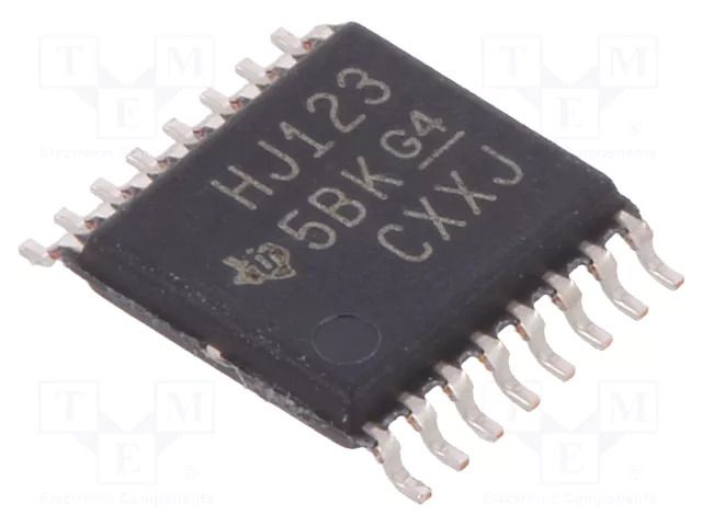 IC: digital; multivibrator,resettable; Ch: 2; 2÷6VDC; SMD; TSSOP16 TEXAS INSTRUMENTS CD74HC123PWT