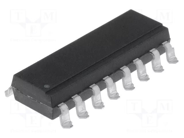 Optocoupler; SMD; Ch: 4; OUT: transistor; Uinsul: 5.3kV; Uce: 35V ISOCOM ISP844XSM