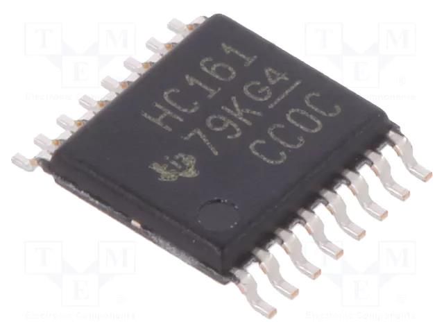 IC: digital; 4bit,binary counter,synchronous; SMD; TSSOP16; HC TEXAS INSTRUMENTS SN74HC161PW