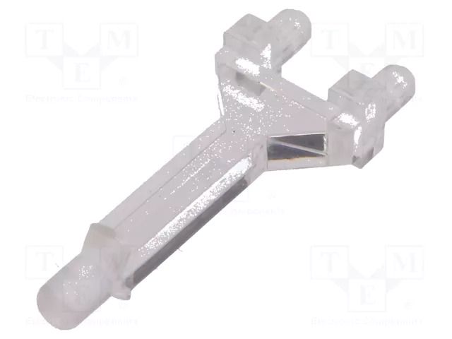 Fiber for LED; Ø: 3mm; L: 27.2mm; round; with PCB mounting; UL94V-2 FIX&FASTEN FIX-LEM-69