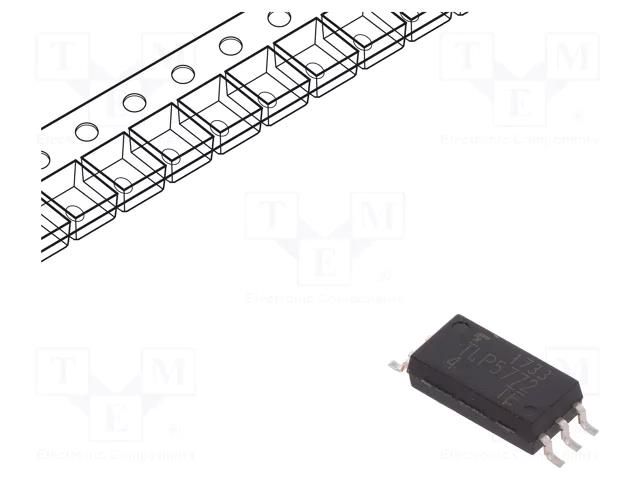 Optocoupler; SMD; Ch: 1; OUT: totem pole; 5kV; SO6L; 40kV/μs TOSHIBA TLP5772-D4-TP.E-T