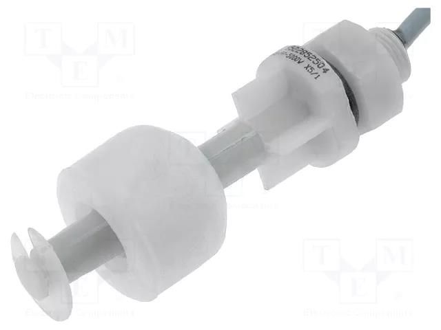 Sensor: liquid level; -20÷90°C; OUT: SPST-NO; lead 0,5m; 0.5A; 10W MEDER LS02-1A66-PP-500W