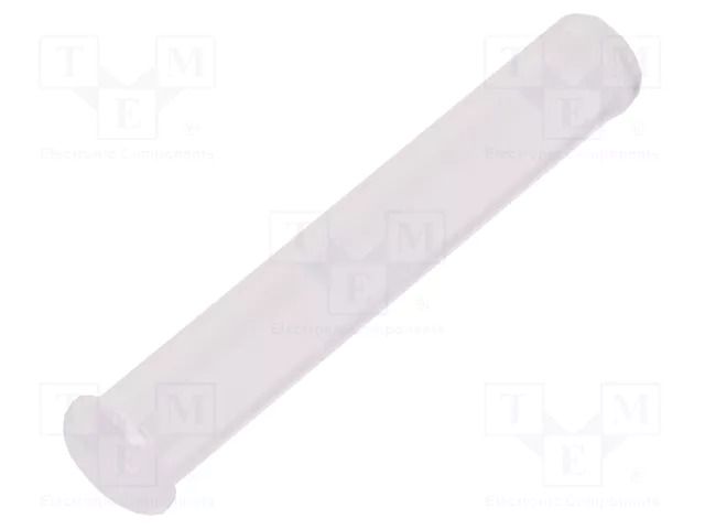 Fiber for LED; Ø3.4mm; L: 18mm; round; Front: convex; straight FIX&FASTEN FIX-LEM-87