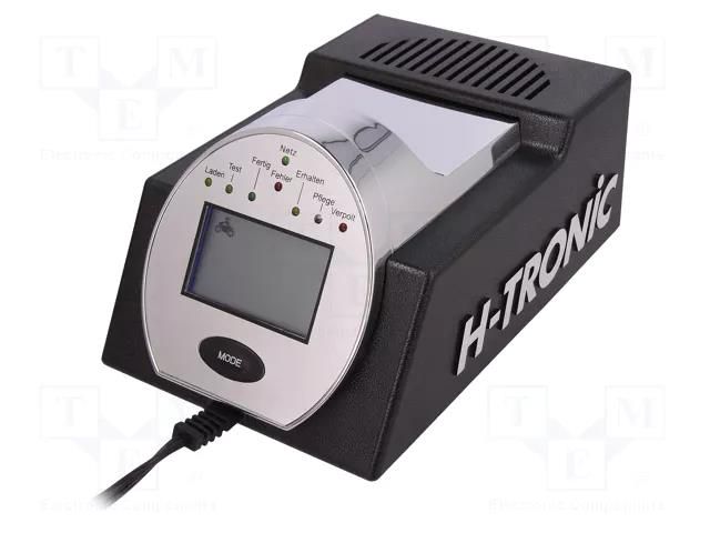 Charger: for rechargeable batteries; acid-lead,gel; 5A; 14.3VDC H-TRONIC HTDC-5000-12V