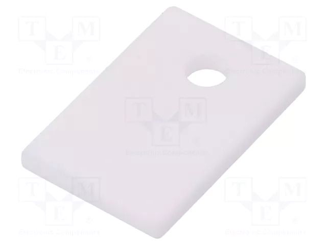 Heat transfer pad: ceramic; TO220; L: 12mm; W: 18mm; Thk: 1.5mm FISCHER ELEKTRONIK AOS220