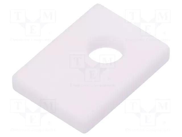 Heat transfer pad: ceramic; TO126,TO32; L: 8mm; W: 11mm; Thk: 1.5mm FISCHER ELEKTRONIK AOS32