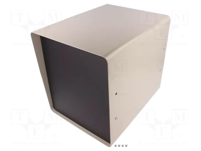 Enclosure: with panel; vented; 1401; X: 203mm; Y: 254mm; Z: 229mm HAMMOND HM-1401C