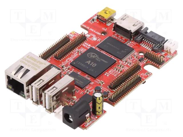 Single-board computer; Cortex A8; 2kBEEPROM,512MBRAM,8GBFLASH OLIMEX A10-LIME-N8GB